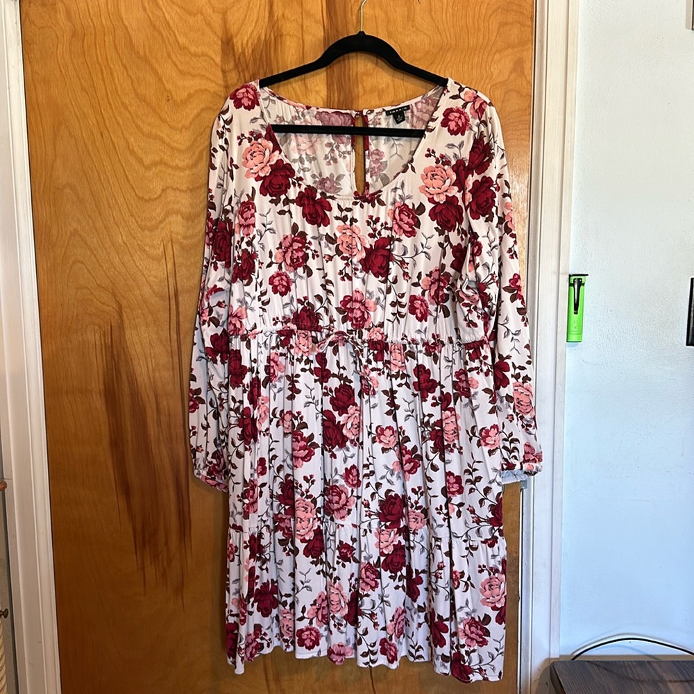Tiered Floral Dress
